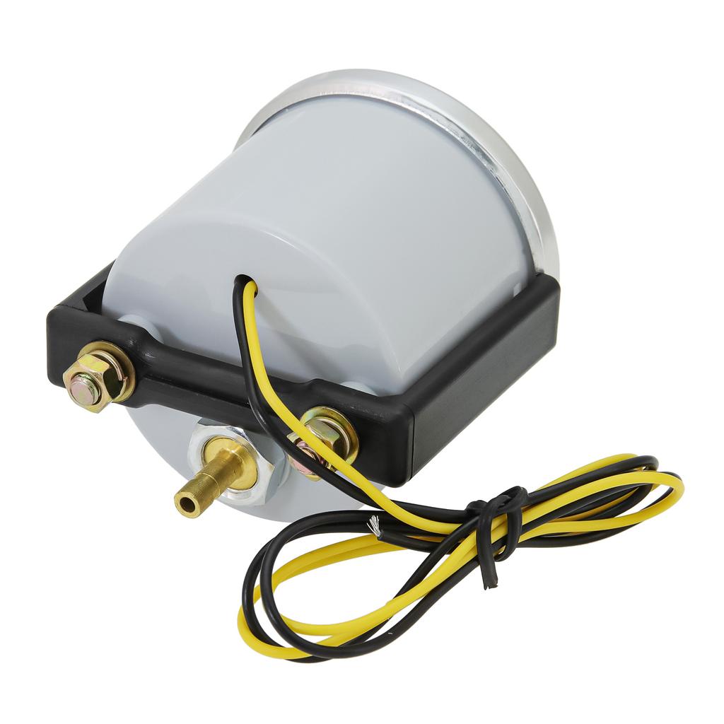 White LED Auto Car Smoke Lens Boost Turbo Meter BAR -1~3 BAR 2" 52mm Boost Gauge with Sensor for Gasoline Racing Car 12V