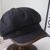Women's Newsboy Cap British Vintage Octagonal Hat with Brim Classic Painter Hat for Fall Winter Outfits Fashion Accessories New