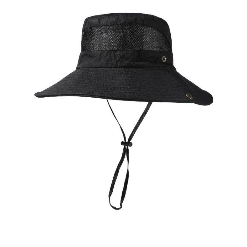 Big Eaf Sunscreen Hats Breathable Mountaineering Hat Portable Fisherman Hat Unisex