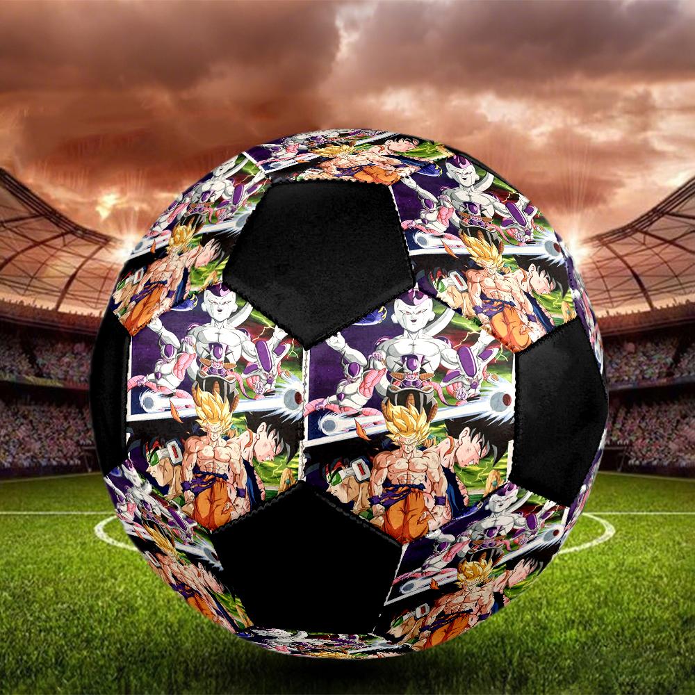 Dragon Ball Indoor Soccer Ball Colorful Machine Stitched PVC Size 5 Team Training Competition Ready Durable High-Bounce Cool Sports Gift