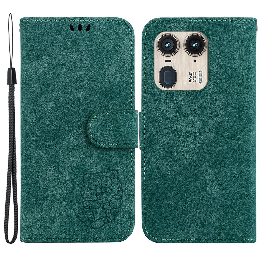 For Motorola Edge 50 Ultra 5G/Moto X50 Ultra 5G Phone Stand Case Imprinted Pattern PU Leather Wallet Phone Cover