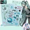 Hatsune Miku Anime Kawaii Caderno Fofo Estudante Diário de Mão Adesivo Livro de Mensagens Diário Infantil Livro de Pintura Livro de Mensagens Brinquedo