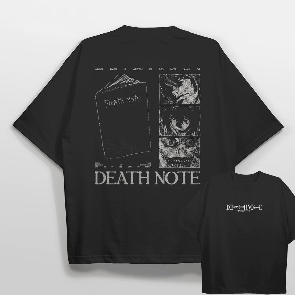Death Note Anime Graphic TShirt 100Cotton Oversized unisex Shirt Y2k Unisex Short Selling Popular Sleeve ONeck Selling Popular