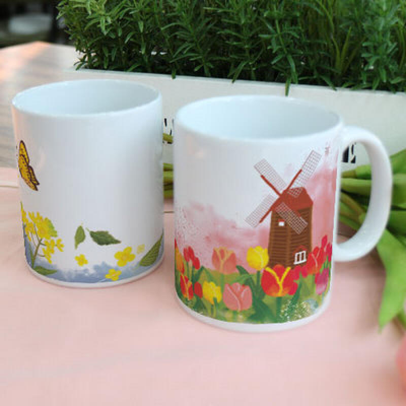 tk287-Design Mug 2p-In the Flower Garden