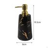 Ceramic Pump Soap Dispenser Leakproof 500ml/17oz Elegant Refillable Body Wash for