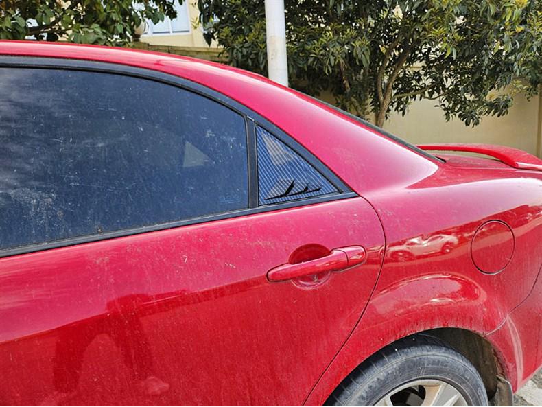Mazda 6 (03-16) Rear Quarter Window Louvers Carbon Fiber Exterior Decor