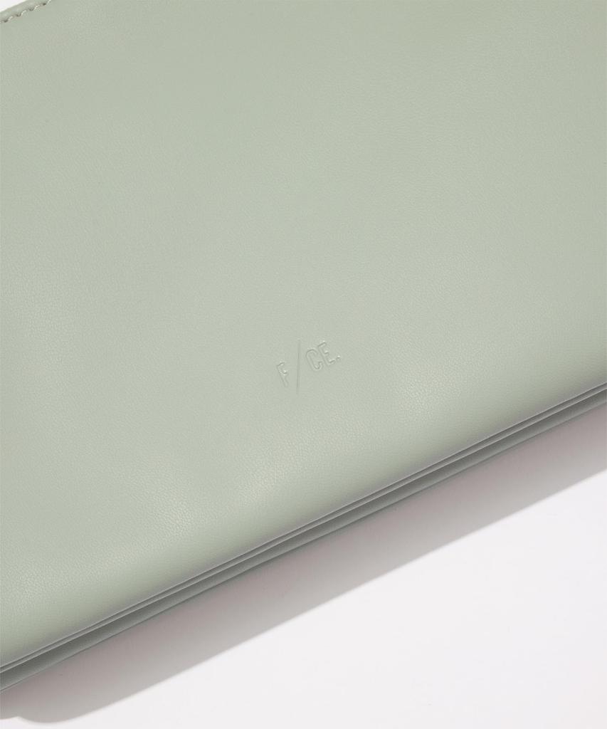 TECH LEATHER MINI CLUTCH Green [FCE] SHOULDER_Mint