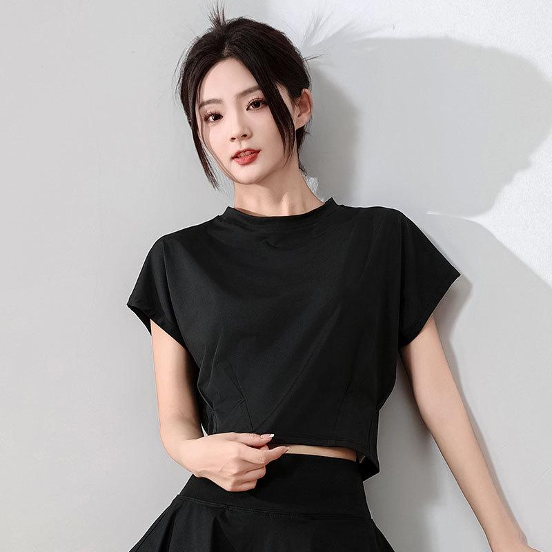 Damen Sommer 2024 Schnelltrocknendes Badminton- & Tennis-Set: Spitzenrock & Sportbekleidung für Yoga, Laufen, Fitness.