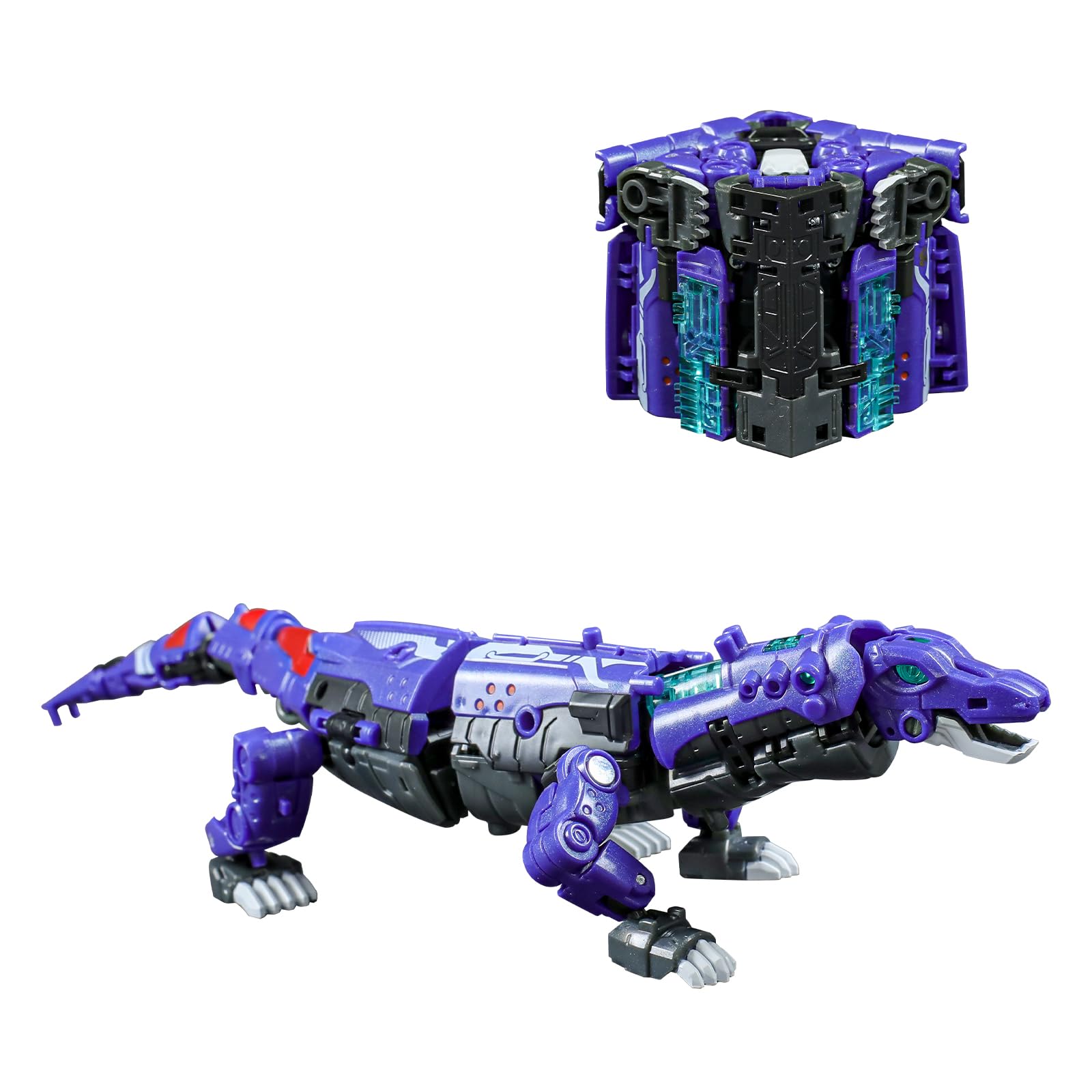 BEASTBOX 52TOYS KOMMANDO Трансформирующийся Трансформируется из Куба в Варана Высокоподвижная Фигурка-Действие Трансформируется в Меха или Без Батареек Идеально