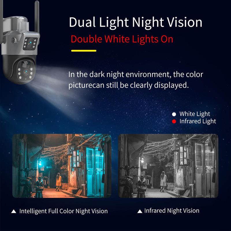 Eseecloud Dual Lens 4G Solar Outdoor Camera
