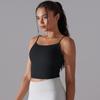 Oddychający biustonosz sportowy dla kobiet, top do jogi, kamizelka do ćwiczeń na siłownię, bielizna push-up