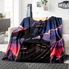 1pc Batman, Cityscape Flannel Blanket Soft Warm Throw for Home, Office, Travel, All-Season Cozy Bedding GiftL1112