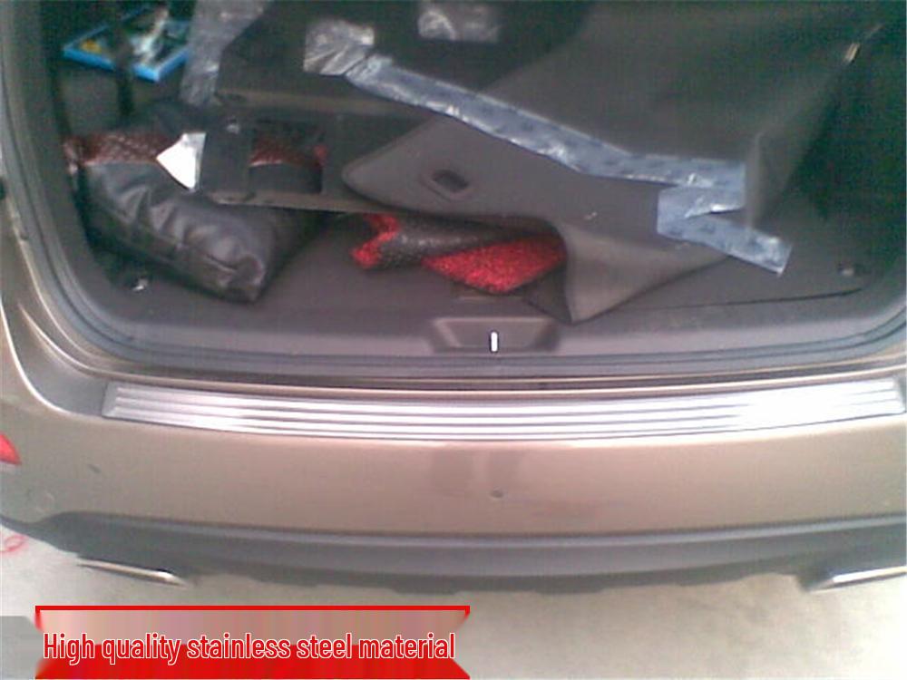 Otai Stainless Steel Rear Bumper Decorative Strip for 10-12 Santa Fe Modification