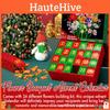 Calendário do Advento Contagem Regressiva de Natal com Buquê de Flores Caixa Surpresa Jogo de Blocos Com DIY Para Família e Crianças