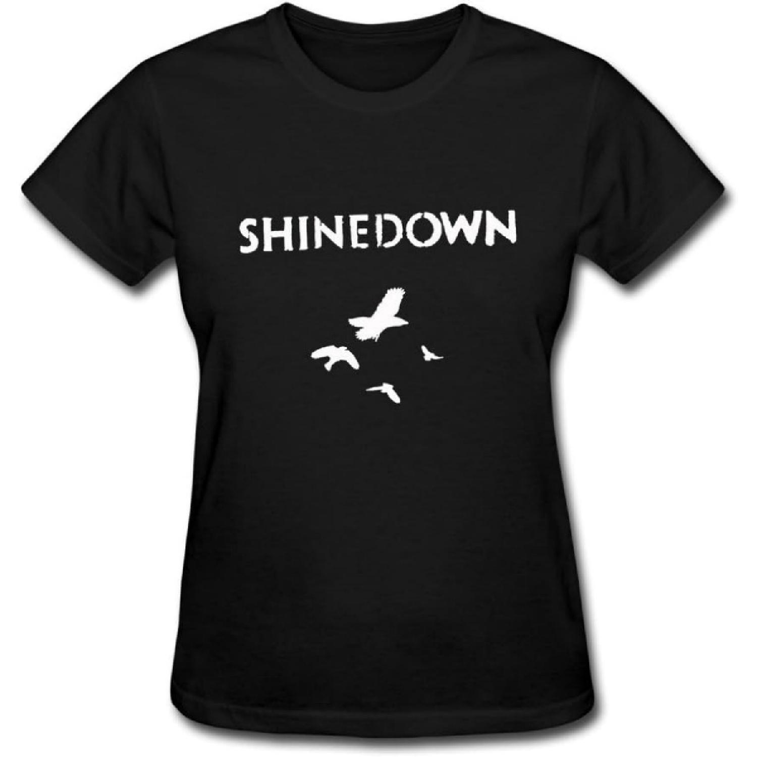 JIAYOUCT Women s Shinedown Sound Of Madness T-shirt Black S