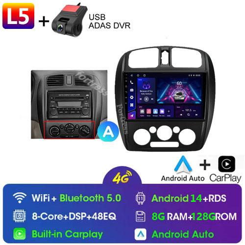 Fortress 8G+128G QLED Car Radio For Mazda 323 BJ 2000-2003 Multimedia Video Player Auto Navigation Android 13 2din DVD Head Unit