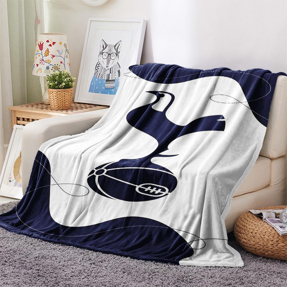 Tottenham logo Print FlAannel Blanket, High quality Comfortable for All Seasons, Home Decor, Warmth and Comfort