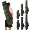 Lixada 3-Layer Portable Folding Fishing Rod Bag 90cm/120cm/150cm Fishing Tackle Case Multifunctional Fishing Rod Bags Case
