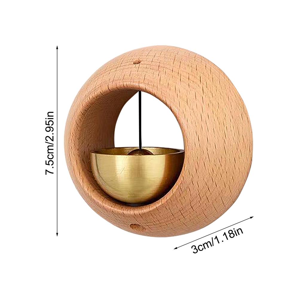 

Магнитный японский деревянный колокольчик беспроводной дверной звонок входная дверь декоративный колокольчик для открытия дома подвесной декор