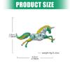 Vintage Horse Brooch Retro Fantasy Design Alloy Construction Vibrant Color Fashion Accessory Gift For Enthusiasts