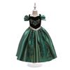Frozen 2 Anna & Elsa One-Shoulder Princess Gown for Kids