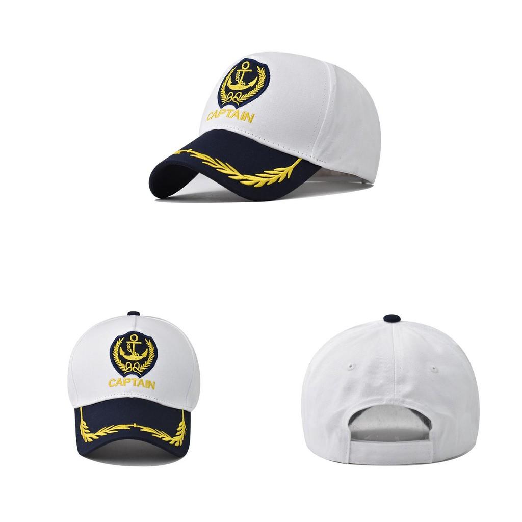Embroidery Boat Anchor Baseball Cap With Cotton Material For Casual Hats Outings