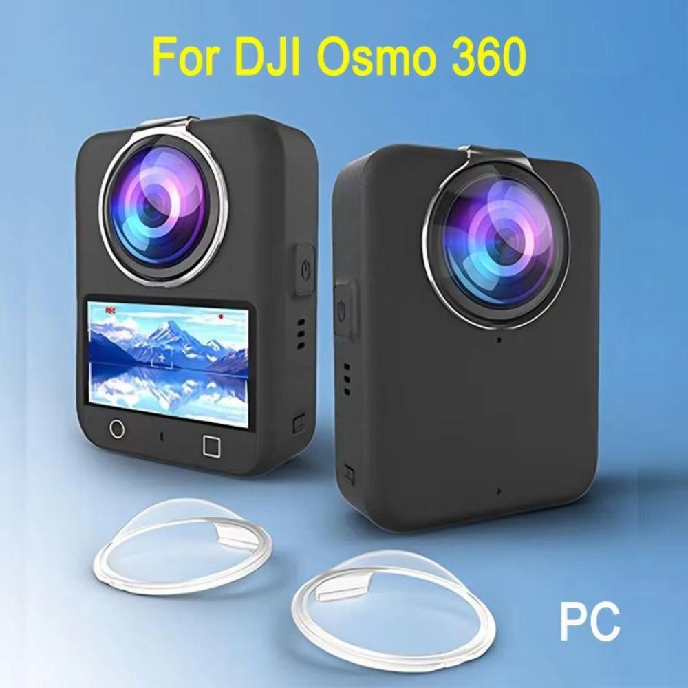 Protetor de Lente Anti-colisão Capa Protetora de Lente de Plástico para Acessórios de Câmera Panorâmica DJI Osmo 360