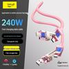 Smart Flash Charge: Baimo 240W 4-in-1 Aromatherapy Fast Charging Cable for Apple & Android