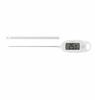 DRETEC Cooking Stainless for White Thermometer, Waterproof, Digital, Steel, Oil, Frying, Meat, Coffee,