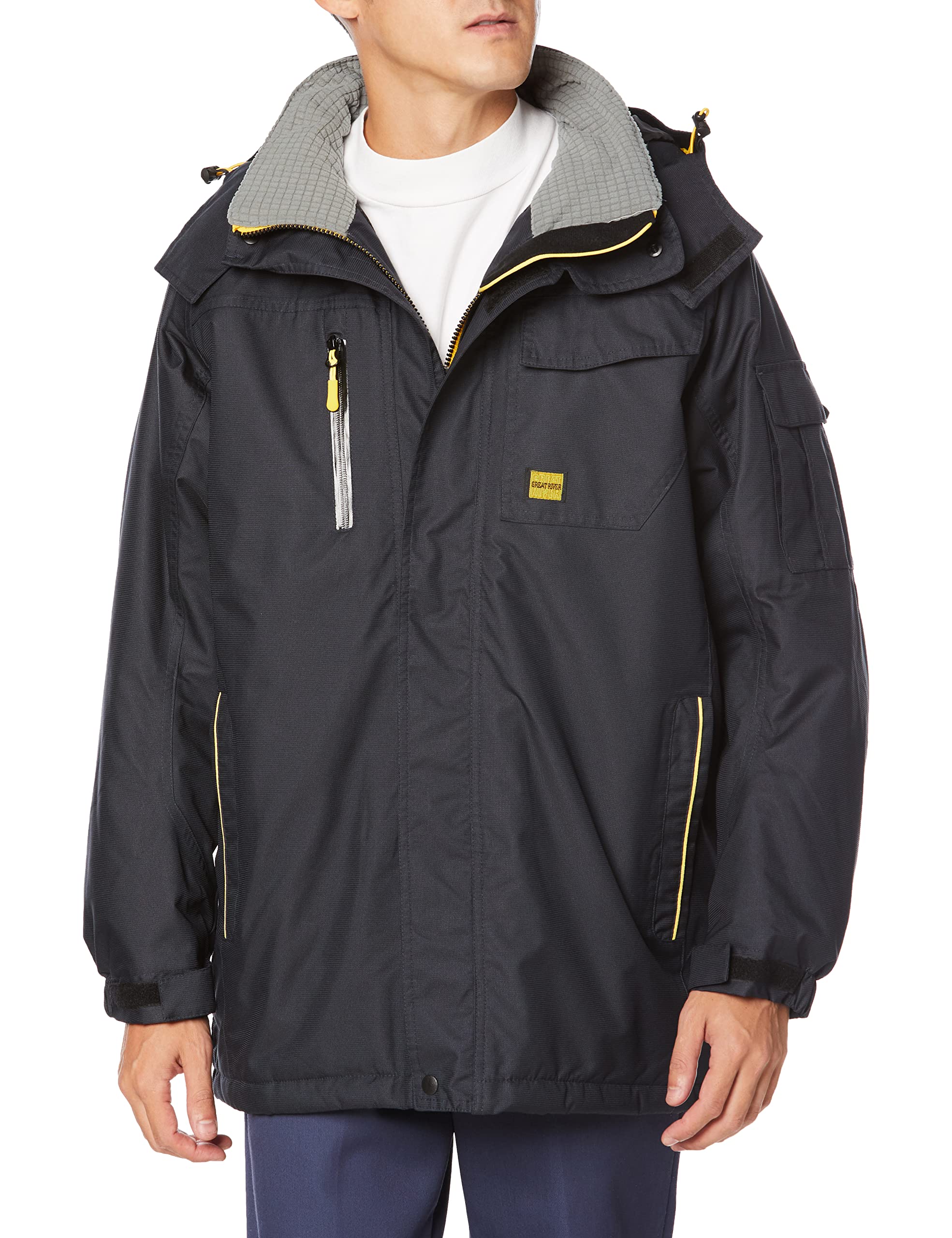 

Takaya Cold Weather Size Size 4L Men s Coat, Navy, 5,