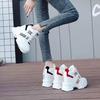 Invisible Platform Inner Height Increasing Women's Shoes 12cm Super High Heels,Korean Version Casual Sneakers,Wedge Women Shoe