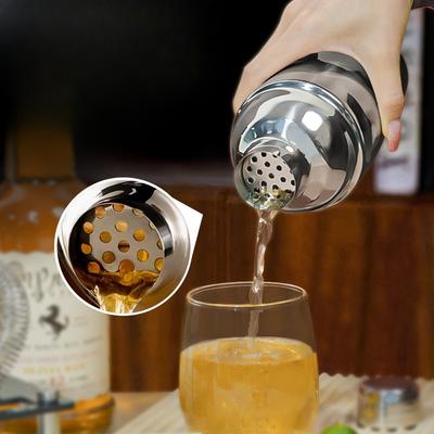 Cocktail-Shaker-Set aus Edelstahl mit Aufbewahrungsständer, Shaker, Boston-Shaker, Bar-Special