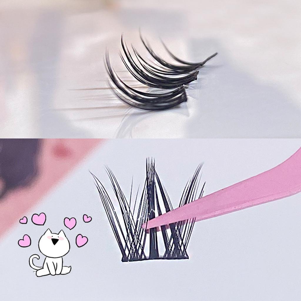 Daily Wispy Fluffy Lash Extension 3D Effect Individual Natural Lashes for Beginner & Proficients Friendly