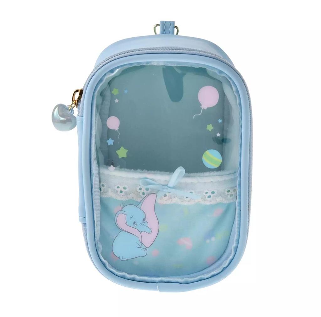 DISNEY Dumbo Pouch Keychain Type Clear Window ( Mellow Hug ) Japan NEW