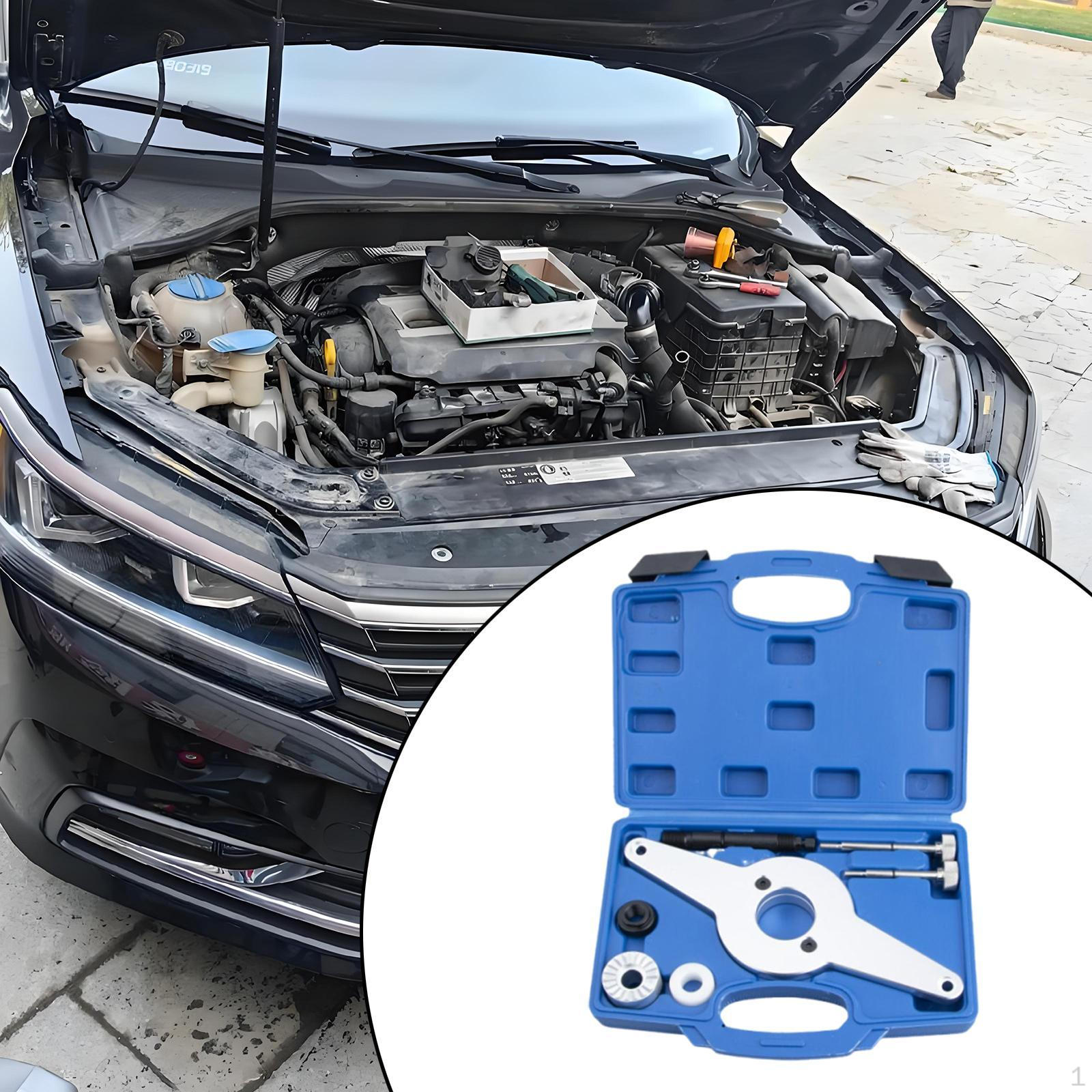 

Инструмент для удержания шкива ГРМ включает 7 инструментов, гаечный ключ для коленвала для прямой замены