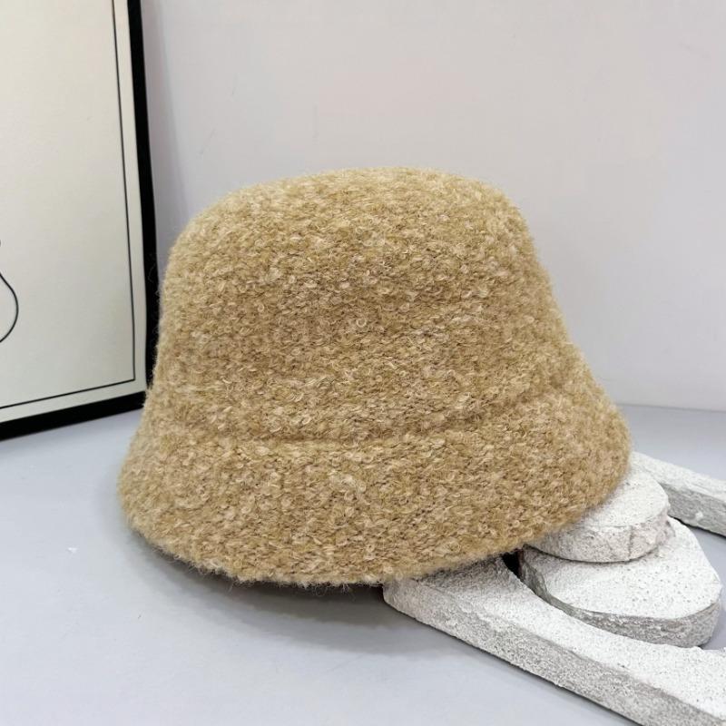 25 Early Autumn New High-quality Bucket Hat Unisex Warm Bucket Hat Foldable Woolen Basin Hat