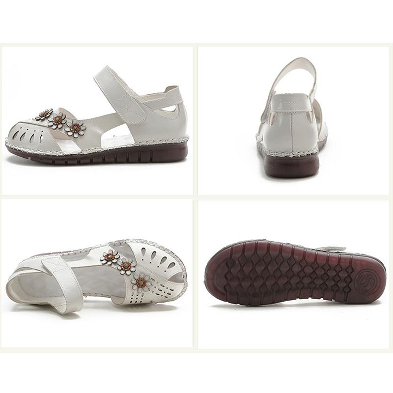 Sommer Neue Retro Frauen Lederschuhe Slip auf flachen Schuhen weiche Sohle Vintage Schuhe Frau Wohnungen neue Loafers