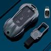 Car Key Case Cover For Mercedes Benz C E A B S Class Gle Gla Glb, Soft Tpu Key Fob Protector With Luxury Zinc Alloy Frame