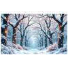 Winter Event Banner Design Winter Lights Banner Holiday Decoration Winter Theme For Photo Backdrop Holiday Decoration Indoor