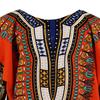 Unisex African Prints Dress Cotton Dashiki Shirt Ethnic Caftan