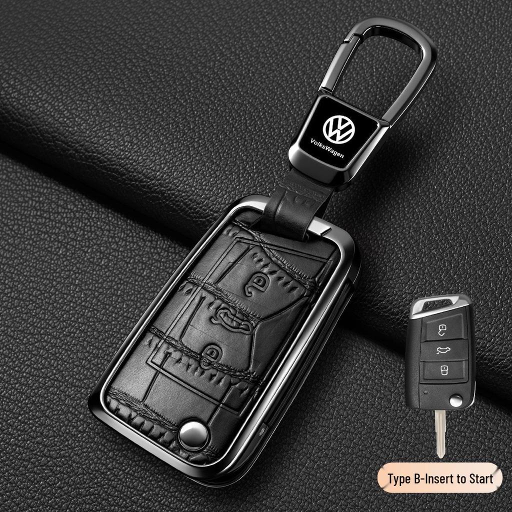 Volkswagen Passat 2017-2018 Schlüsseletui & Schutzhülle mit Haken.