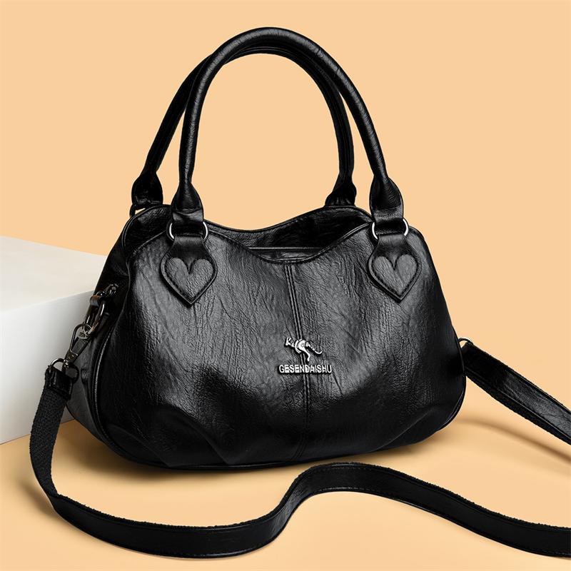 Women's Bag Middle-aged Mother's Handbag Vintage Large Capacity Shoulder Crossbody Bag