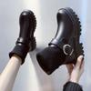 Fashion Winter 2024 Booties Autumn Woman Short Shoes Chunky Ankle Boots for Women Platform High Quality Boot On Offer Promotion Sale Pu