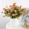 Artificial Flowers Bunch UV Resistant Artificial Plants Outdoor Faux Flowers