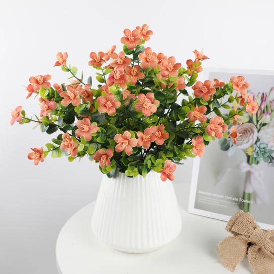 Artificial Flowers Bunch UV Resistant Artificial Plants Outdoor Faux Flowers
