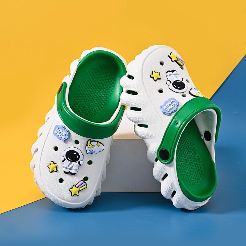 Boys Breathable Colorful Clogs Perfect For Summer Adventures And Outdoor Activities