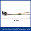 Compatible Air and Engine Oil Pressure Sensor Plug for Heavy Trucks (Howo Jiefang J6, Tianlong, Ouman)