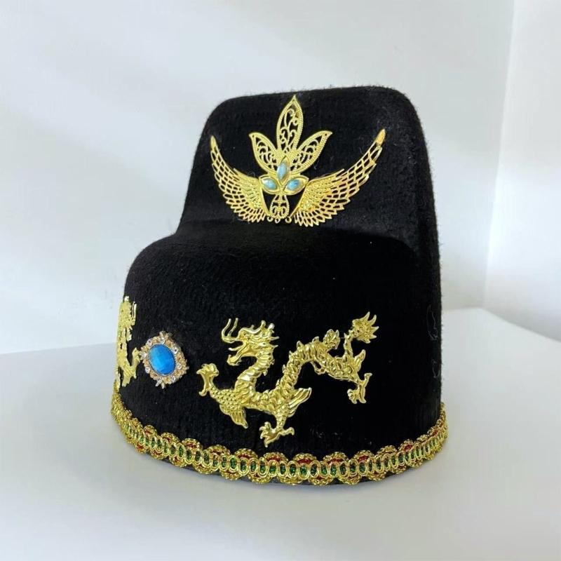 Chinese Officer Hat Ancient Butou Hat for Adults Suitable for Stage Plays and Festival Celebrations