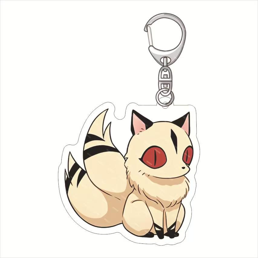 Inuyasha Keychain: Kagome, Miroku, Sango, Shippo & Sesshomaru Charm Set