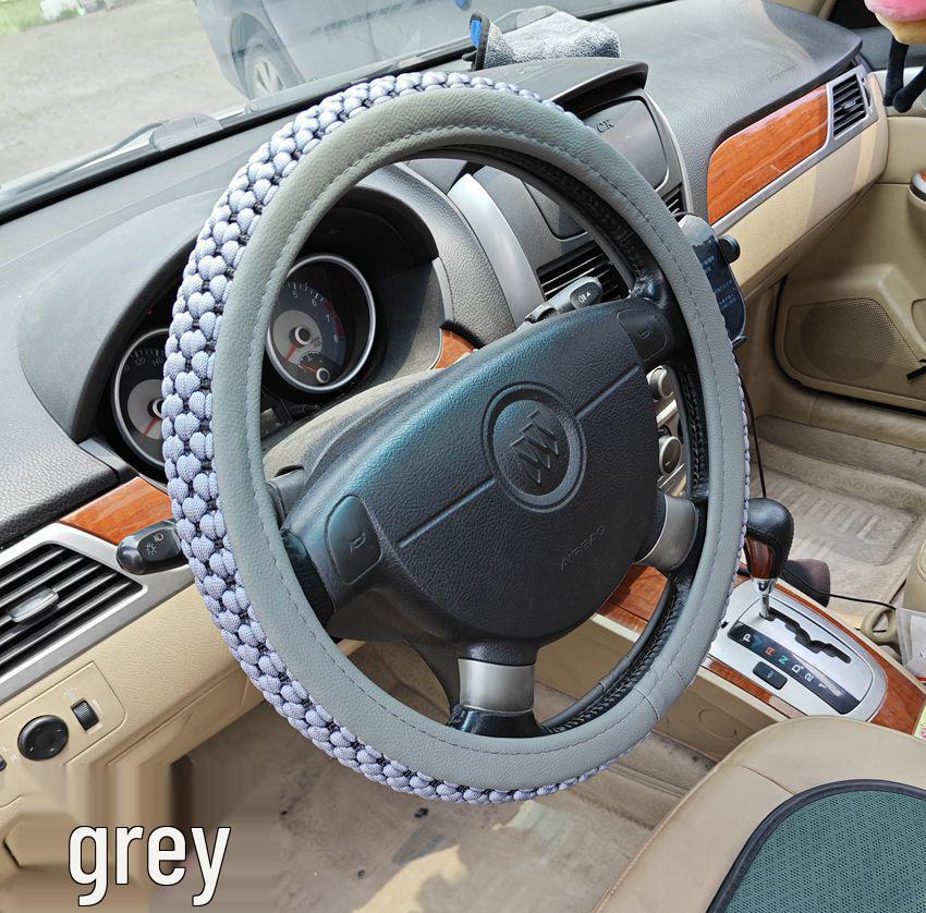 Universeller Sommer Eis Seide Lenkradbezug - Atmungsaktiv, Doppelsaison-Nutzung